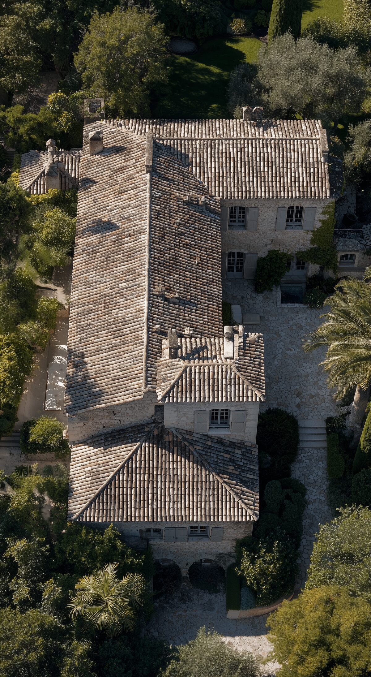 Toiture ardoise château